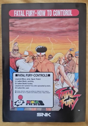 Fatal fury neo geo mvs - fatal,