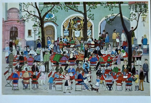 Cartolina monaco hofbräuhaus - cartolina,
