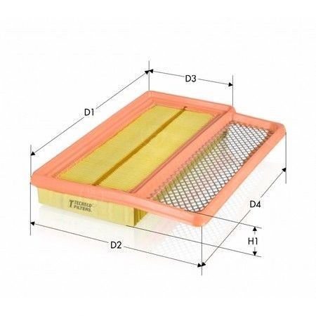 Filtro aria per - filtro, doblo