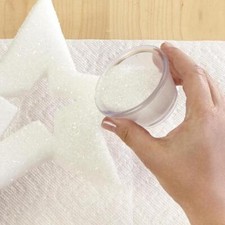 FloraCraft glitter vetro trasparente polvere diamante