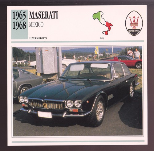 1965 1968 maserati messico - 1965-1968,
