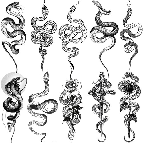 Fogli tatuaggi temporanei - 10,
