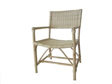 Poltrona in vimini rattan tessuta in midollino - Stile naturale e artigianale