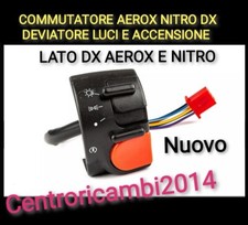 COMMUTATORE AEROX NITRO DX DEVIATORE LUCI E ACCENSIONE DEVIOLUCE NUOVO 