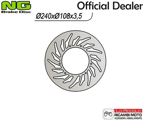 659837 disco freno anteriore - disco,