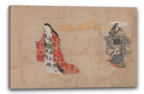 Tela cornice periodo edo - tela/cornice,