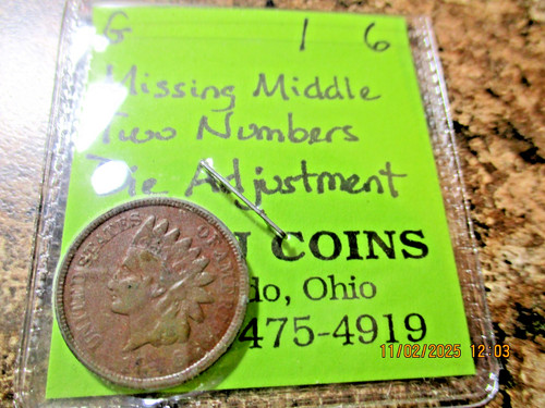 Indian cent die - cent,