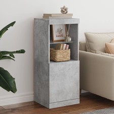 Credenza con Luci LED Grigio