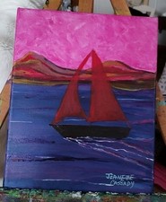 Barca a vela, 8x10