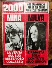 Rivista NOVELLA 2000 N. 32 Agosto 1969 - MINA - MILVA - Leggere Descrizione 