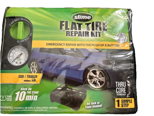 Slime flat tire emergency - tire,