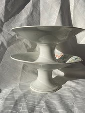 Coppia di eleganti alzatine in
