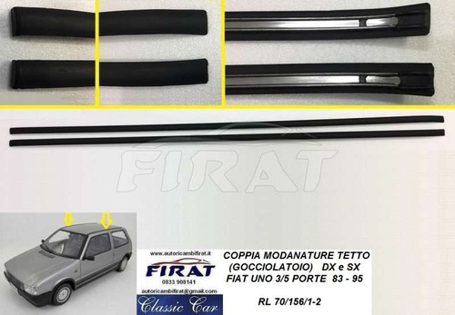 Modanature tetto fiat - fiat, uno