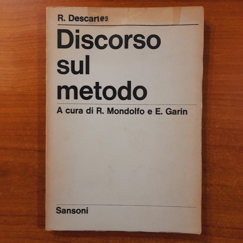 Discorso sul metodo rené - sul,