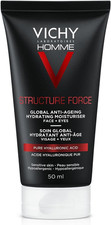 Vichy Homme Structure Force, Trattamento Antietà Viso E Occhi, per Pelli Sensibi