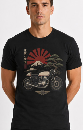 Shirt vintage cafe racer - t-shirt,