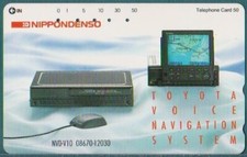 *1285/2020 SCHEDA PHONECARD 290-43296 NIPPONDENSO TOYOTA VOICE NAVIGATION SYSTEM
