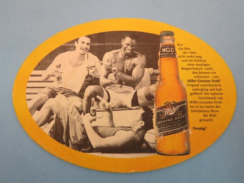 Sottobicchiere birra miller - sottobicchiere,