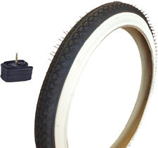 COPERTONE 20 X 1.75 BIANCO NERO X BICICLETTA GRAZIELLA + CAMERA D'ARIA 47 406