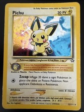 Pokemon Pichu Rara Holo Set Neo Genesis 12/111 Carta Anno 2000 Discreta Ita