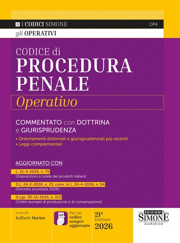Codice procedura penale - di,