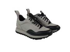 Runner uomo in pelle bicolore