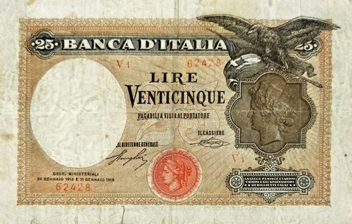 Lire aquila sabauda - 25,
