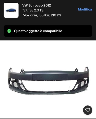 Paraurti anteriore ant - paraurti,