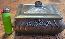 Antica scatola in ottone stile