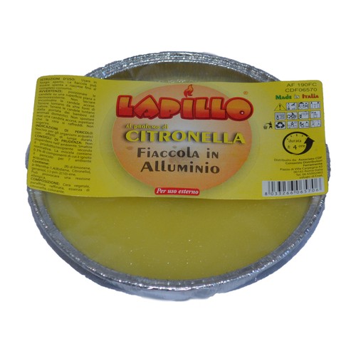 Fiaccola alluminio lapillo - fiaccola, in