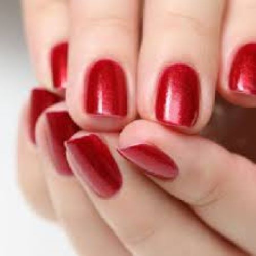 Smalto unghie rosso scuro - rosso,