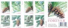 USA. Natale 2010. Piante sempreverdi. Libretto mini foglio.