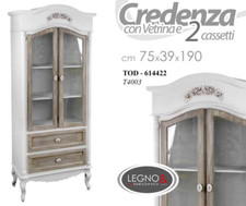 CREDENZA VETRINA MOBILE SHABBY