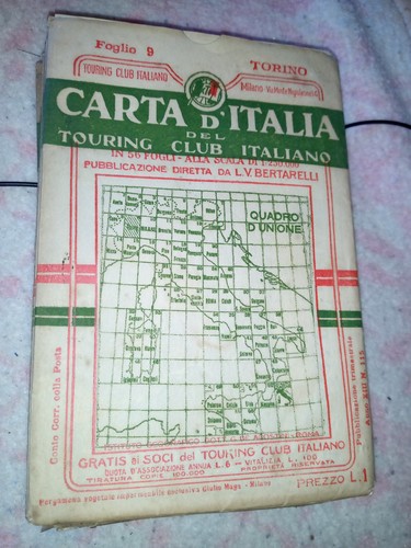 130al carta italia del - carta, d'italia