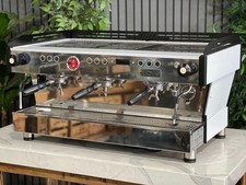 LA MARZOCCO LINEA PB 3 GRUPPI MACCHINA CAFFÈ ESPRESSO BIANCO INOX NERO CAFFE'