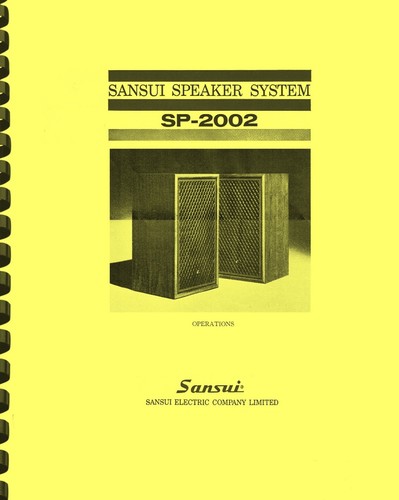 Sansui 2002 sistema di - sp-2002,