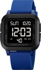Orologio digitale quadrato - quadrato, a
