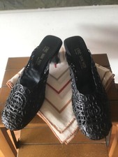 sandali sabot in pelle  nuovi