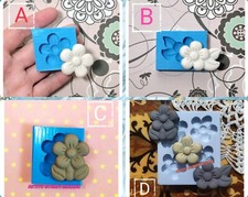 Stampi silicone fiore per