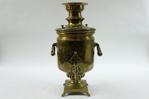 Antico samovar russo ottone - samovar, in