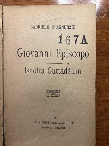 Gabriele annunzio giovanni - gabriele, d’annunzio