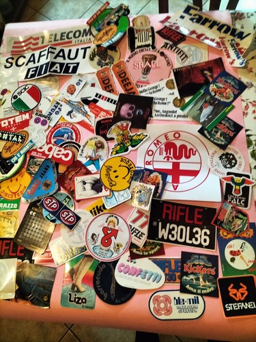 Lotto adesivi sticker vintage - adesivi,
