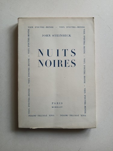 John steinbeck nuits noires - john,