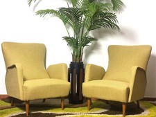 COPPIA POLTRONE Anni 50Made in Italy WAIMEA VINTAGE INTERIOR CHAIR HOME STYLE
