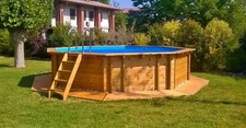 Piscina legno fuori - legno,