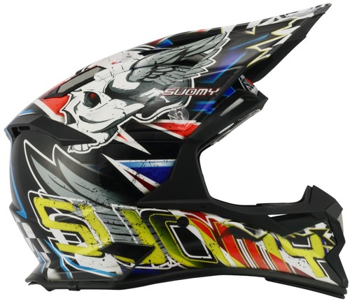 Casco suomy alpha red - suomy, skull