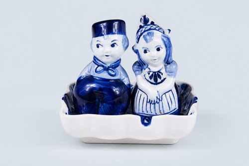 Set sale pepe con piattino - set,