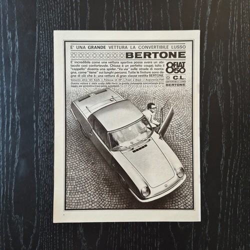 1966 fiat 850 bertone - fiat,