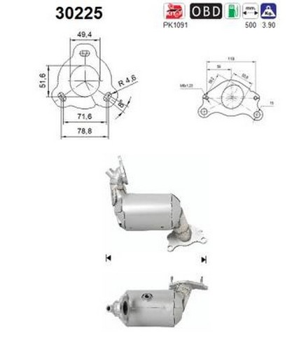 Cv catalizzatore per - catalizzatore,