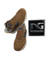 NERO GIARDINI UOMO - SNEAKERS ART.I400420U/339 COLOR MALTO E INDACO